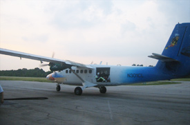 skydiving aircraft